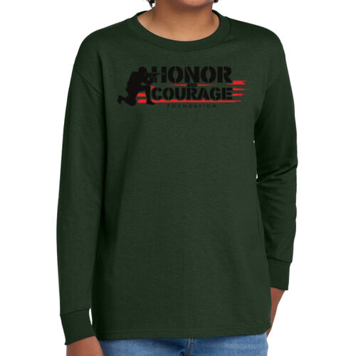 FC - Youth Heavy Cotton 100% Cotton Long Sleeve T Shirt Thumbnail
