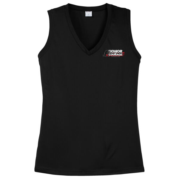 LC - Women's Sleeveless PosiCharge ® Competitor V Neck Tee Thumbnail